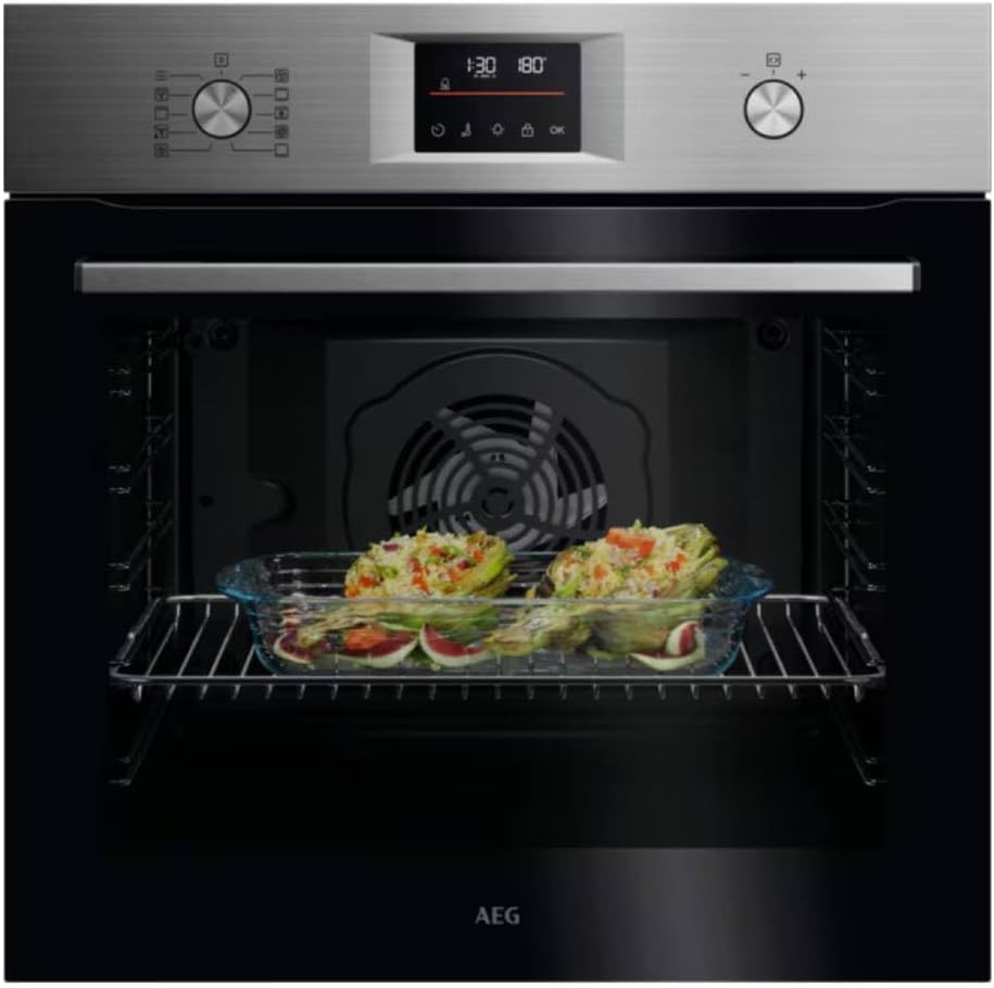 AEG Piekarnik do zabudowy – OR5PB40SM, 72 l, 2990 W, Szary – samoczyszczenie, Piec elektryczny Series 5000 OR5PB40SM, zwrotny, szary OU5PB40SM