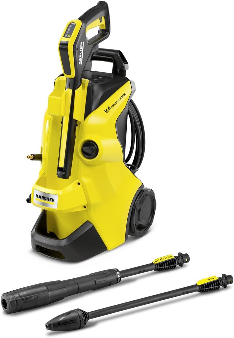 KÄRCHER Filtr do wody, system filtracji wody – 130 bar, 420 l, 30 m, Żółty/Czarny – Myjka ciśnieniowa K 4 Power Control, przepływ: 420 l/h